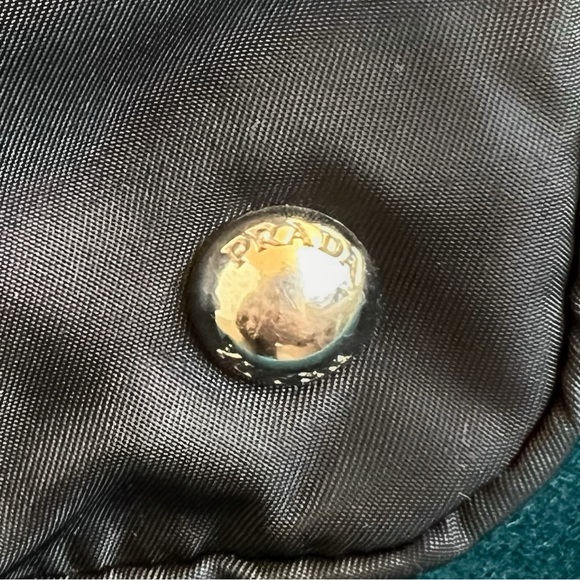 PRADA Tessuto Double Black Nylon
Leather Handbag - Picture 4 of 11